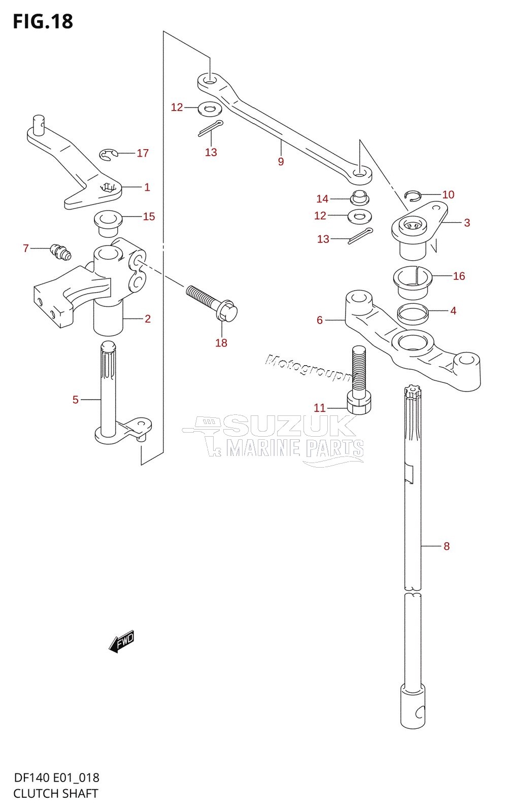 CLUTCH SHAFT