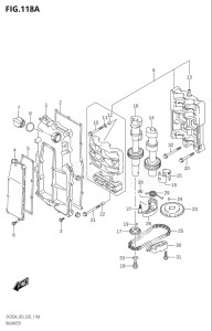 15003F-040001 (2020) 150hp E03-USA (DF150AT) DF150A drawing BALANCER