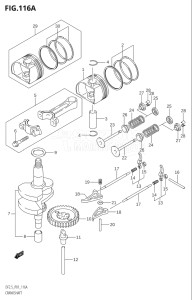 00251F-780001 (2007) 2.5hp P01-Gen. Export 1 (DF2.5K7) DF2.5 drawing CRANKSHAFT