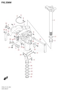 05003F-610001 (2016) 50hp E01-Gen. Export 1 (DF50A  DF50ATH) DF50A drawing SWIVEL BRACKET (DF60ATH:E40)