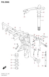 DF115AST From 11504F-710001 (E03)  2017 drawing SWIVEL BRACKET (DF140AT:E40)