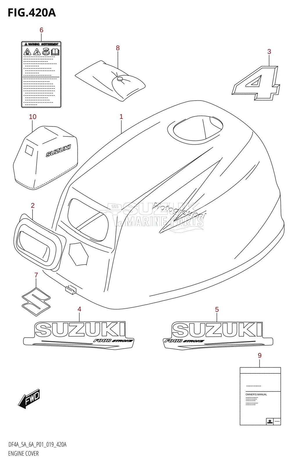 ENGINE COVER (DF4A)