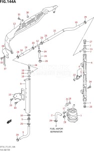 15002Z-110001 (2011) 150hp E01-Gen. Export 1 (DF150Z) DF150Z drawing FUEL INJECTOR