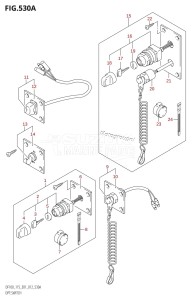 DF100 From 10002F-210001 (E01 E40)  2012 drawing OPT:SWITCH (DF100T:E01)