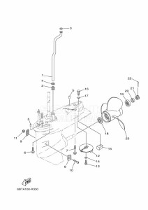 F40FEDL drawing LOWER-CASING-x-DRIVE-2