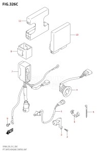 06002F-210001 (2012) 60hp E03-USA (DF60A) DF60A drawing PTT SWITCH / ENGINE CONTROL UNIT (DF60A:E03)