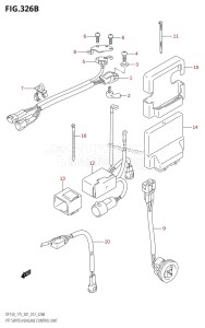 DF175T From 17502F-210001 (E01 E40)  2012 drawing PTT SWITCH /​ ENGINE CONTROL UNIT (DF150T:E40)