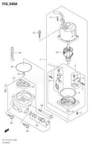 DF175Z From 17502Z-410001 (E01 E40)  2014 drawing PTT MOTOR