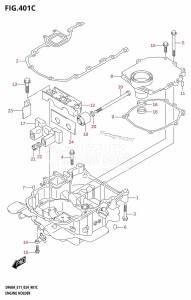 DF50AT From 05003F-440001 (E01 - E11)  2024 drawing ENGINE HOLDER (DF40AQH,DF40ATH,DF50ATH,DF60AQH,DF60ATH)