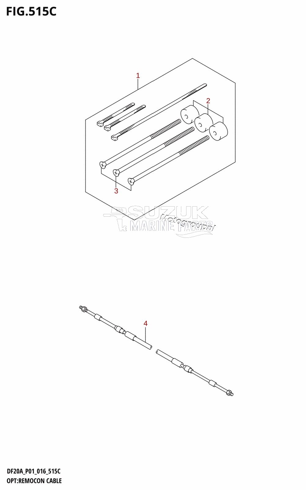 OPT:REMOCON CABLE (DF9.9BT:P01)