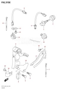 DF175T From 17502F-610001 (E03)  2016 drawing SENSOR (DF175T:E03)