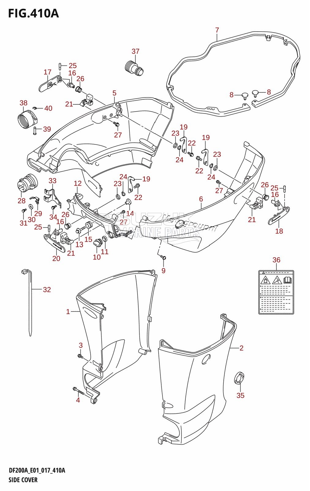 SIDE COVER (DF200AT:E01)