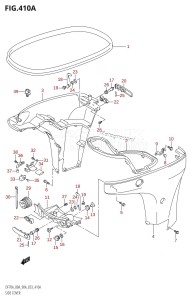 DF80A From 08002F-110001 (E03)  2011 drawing SIDE COVER