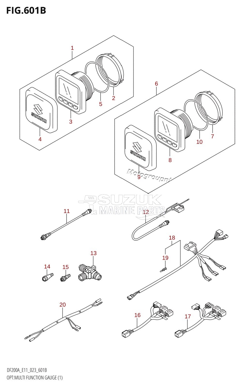 OPT:MULTI FUNCTION GAUGE (1) (022)