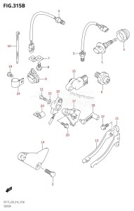 DF150Z From 15002Z-410001 (E03)  2014 drawing SENSOR (DF150TG:E03)