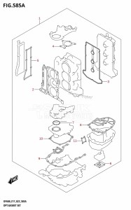 DF40A From 04004F-340001 (E34-Italy)  2023 drawing OPT:GASKET SET (DF40A,DF40AQH,DF40ATH,DF40AST,DF50A,DF50ATH,DF60A,DF60AQH,DF60ATH)