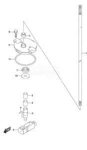 DF 225 drawing Clutch Rod