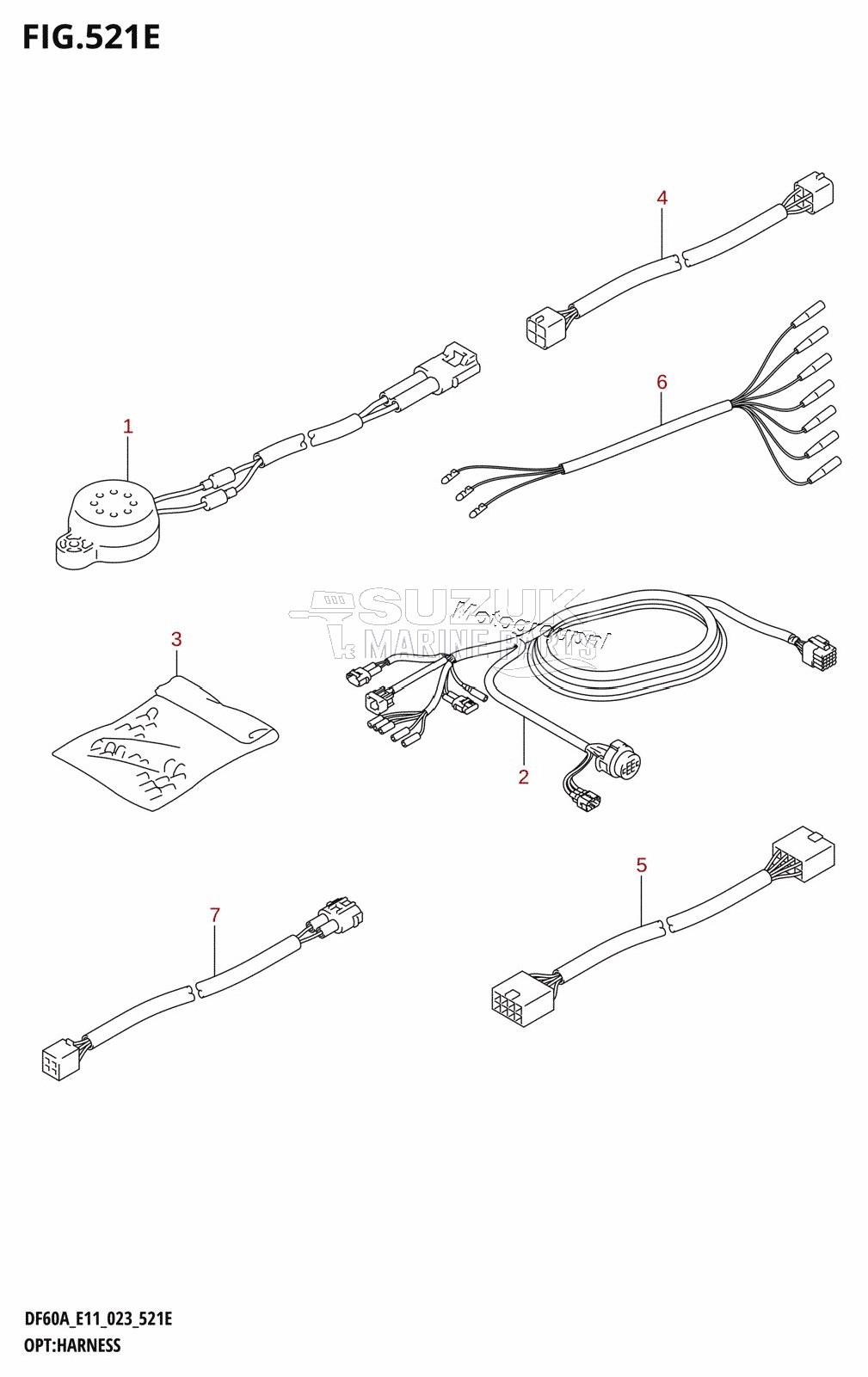 OPT:HARNESS ((DF40AQH,DF40ATH,DF50ATH,DF60AQH,DF60ATH,DF50AVTH,DF60AVTH):022)