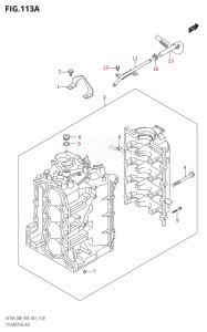 DF90A From 09002F-980001 (E03)  2009 drawing CYLINDER BLOCK