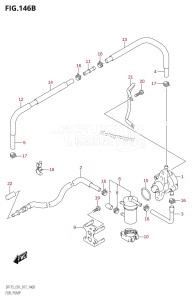 DF150Z From 15002Z-710001 (E01 E40)  2017 drawing FUEL PUMP (DF150T:E40)