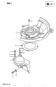 DT75 From 07501-402338 till 404156 ()  1984 drawing OIL SEAL HOUSING - MOTOR BRACKET\r