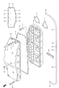 DT 140 drawing Silencer (1986 to S/N 231403)