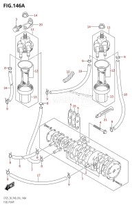 DT30 From 03005-610001 ()  2016 drawing FUEL PUMP (DT25K:P36)