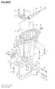 DT15A From 01504-410001 (P40)  2014 drawing DRIVE SHAFT HOUSING (DT15A:P40)