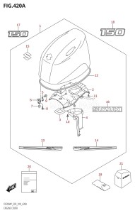 DF175AP From 17503P-810001 (E03)  2018 drawing ENGINE COVER (DF150AP)