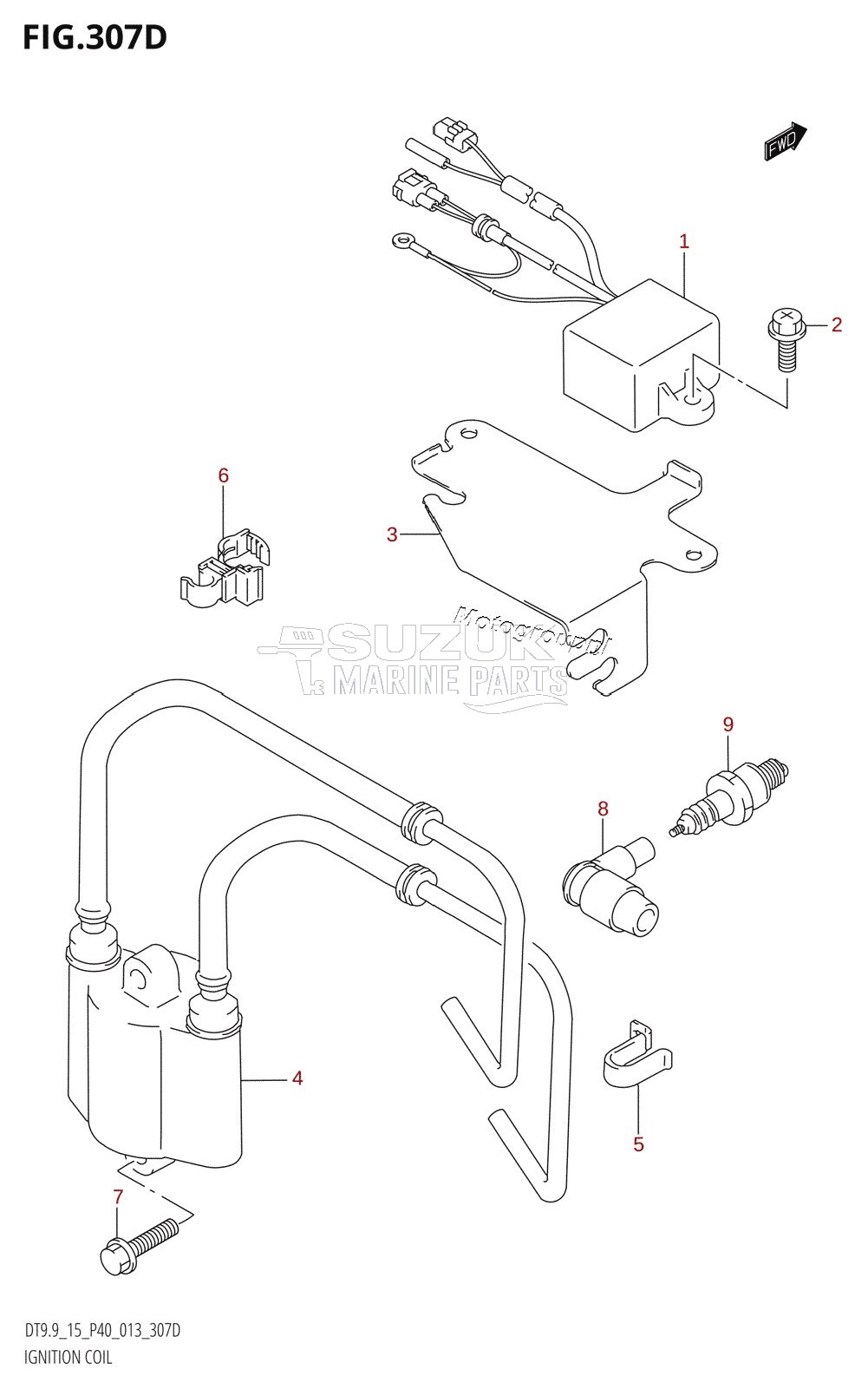 IGNITION COIL (DT15:P40)