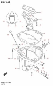 DF250Z From 25003Z-340001 (E11 E40)  2023 drawing OIL PAN