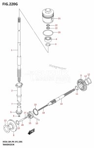 DF25A From 02504F-510001 (P01)  2015 drawing TRANSMISSION (DF30AT:P01)