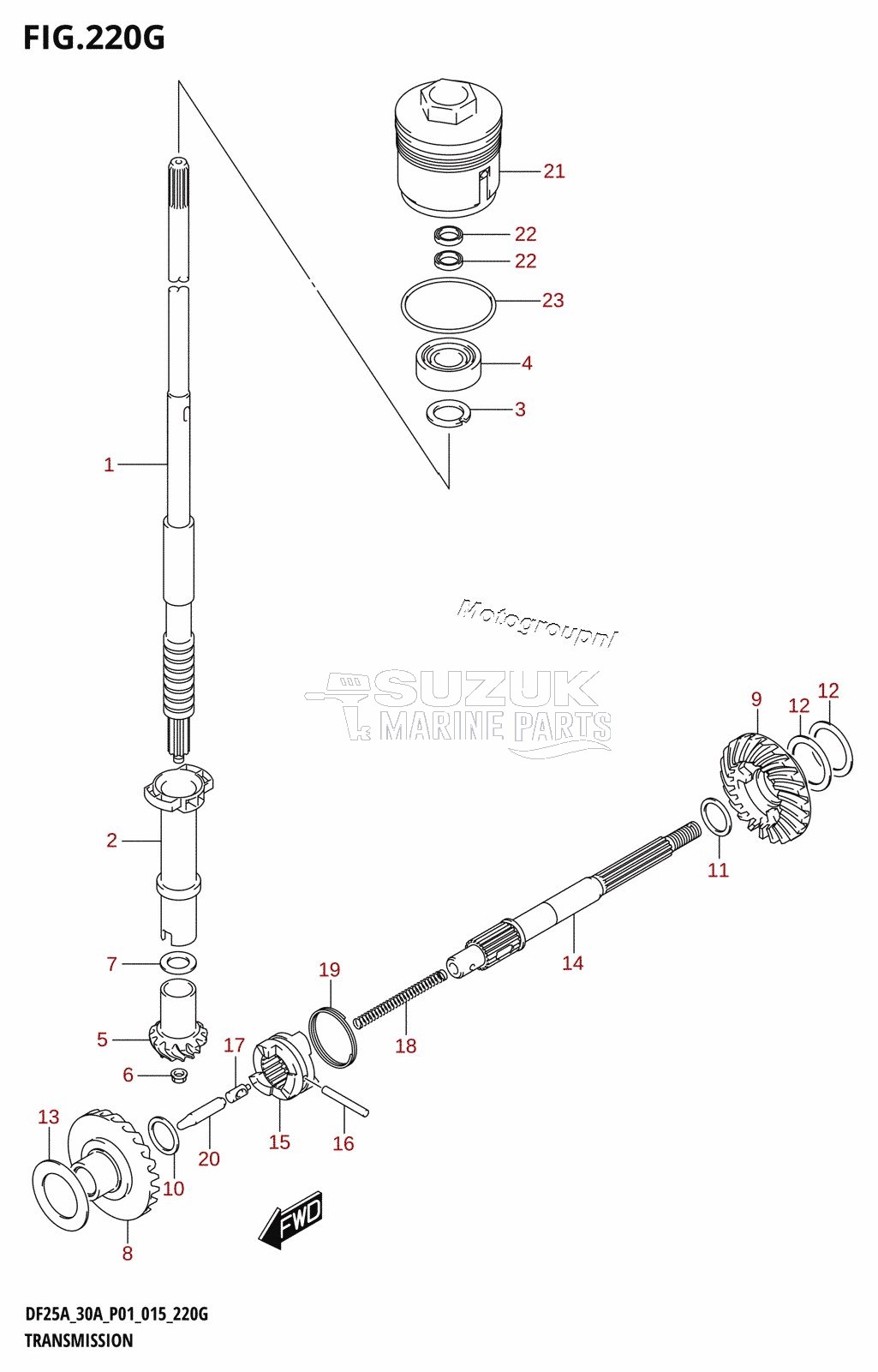 TRANSMISSION (DF30AT:P01)