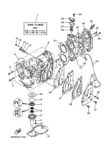 30HMHS drawing CYLINDER--CRANKCASE