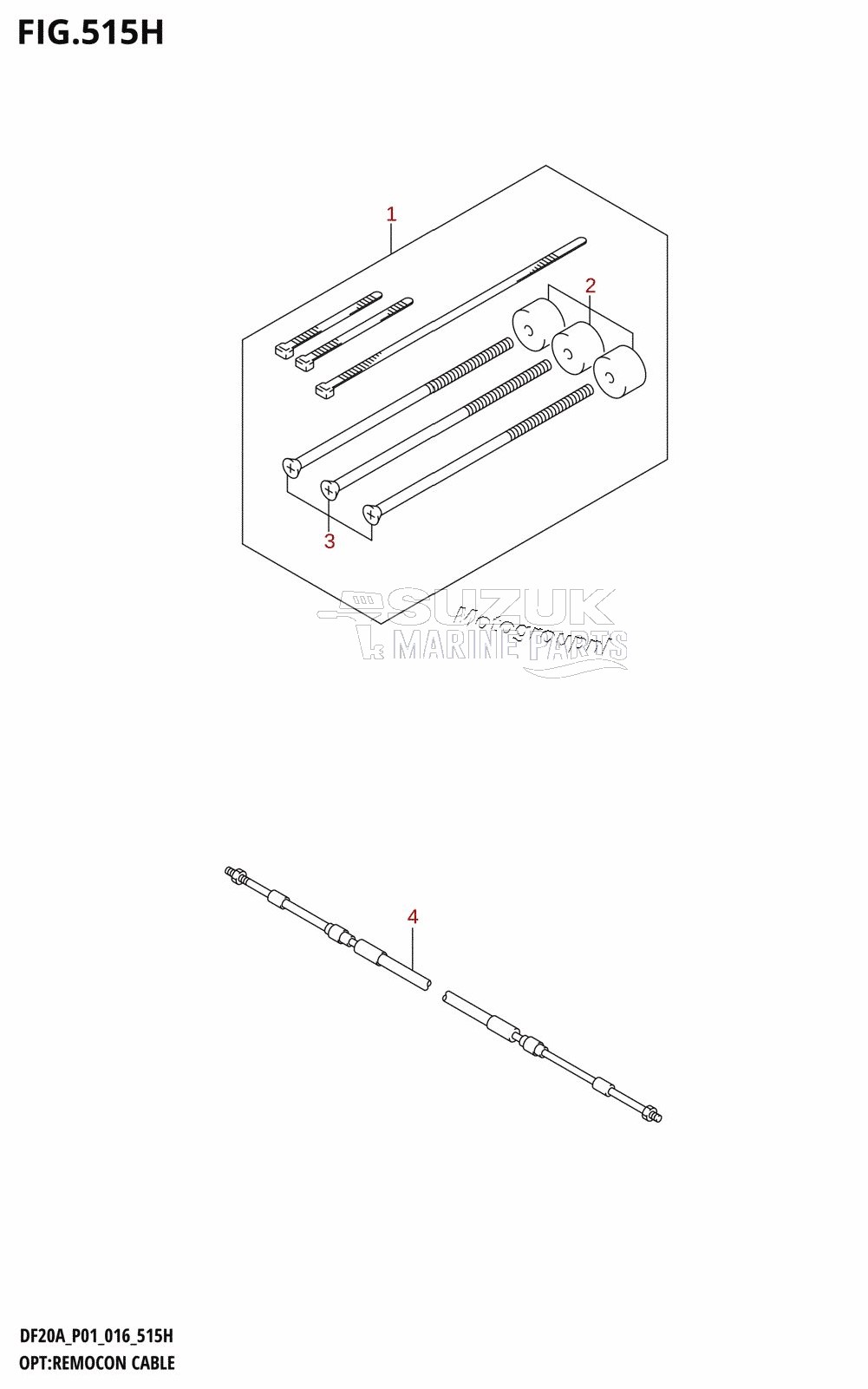 OPT:REMOCON CABLE (DF20A:P40)