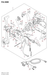 DF70A From 07003F-510001 (E01 E40)  2015 drawing OPT:REMOTE CONTROL (DF90A:E01)