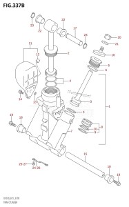 DF200Z From 20002Z-110001 (E01 E40)  2011 drawing TRIM CYLINDER (L-TRANSOM)