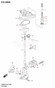 DF250A From 25003P-340001 (E11 E40)  2023 drawing CLUTCH ROD (DF300A,DF250A)