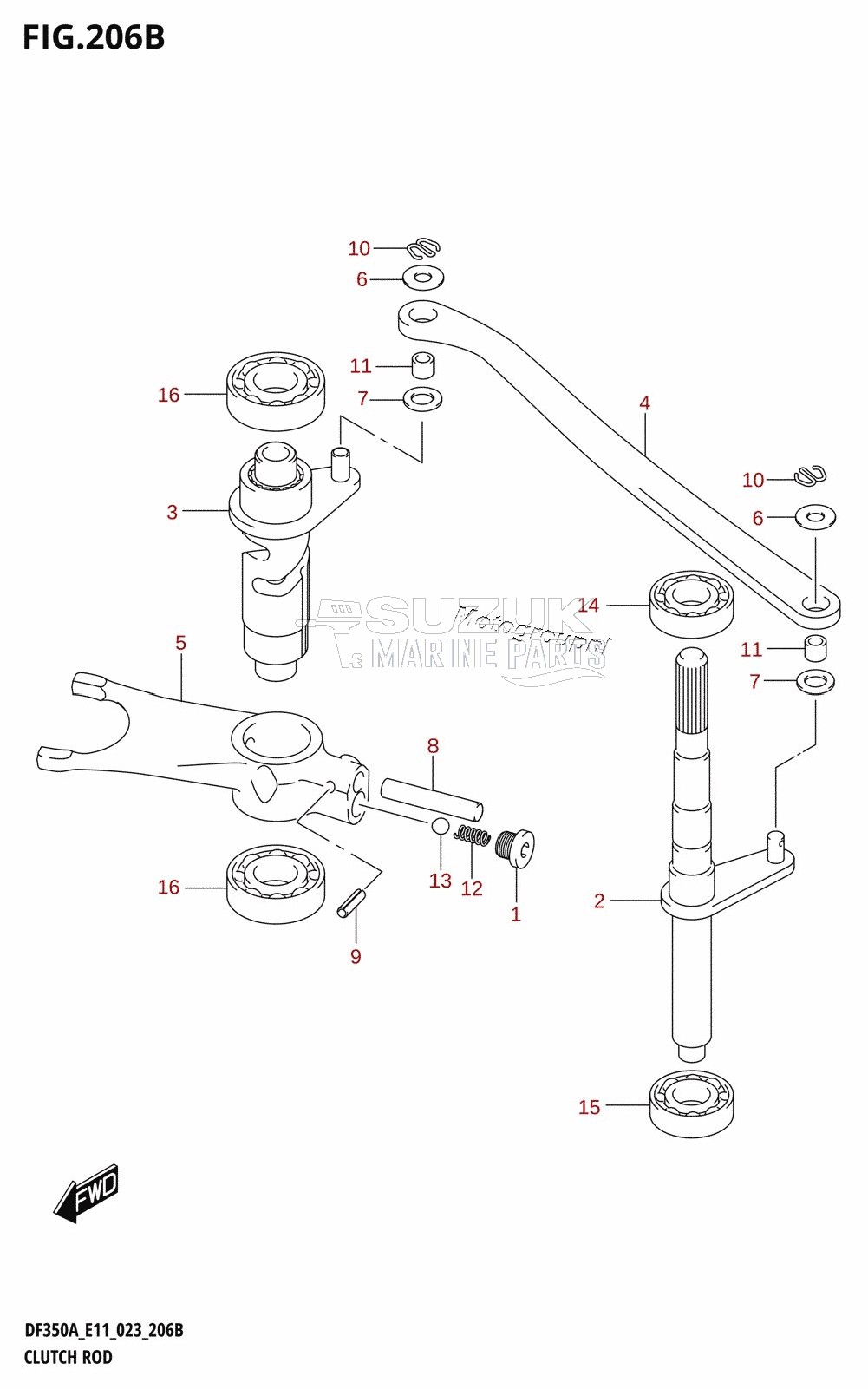 CLUTCH ROD (023)