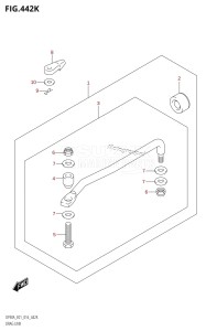 DF80A From 08002F-610001 (E01 E40)  2016 drawing DRAG LINK (DF90ATH:E40)