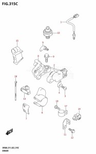 DF40A From 04003F-140001 (E01 E11)  2021 drawing SENSOR (DF40AST,DF60A,DF60ATH,DF50AVT,DF50AVTH,DF60AVT,DF40ASVT,DF60AVTH)