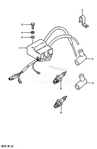 DT15 From 01501-403841 till 408230 ()  1984 drawing IGNITION