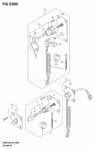 DF15A From 01504F-510001 (P03)  2015 drawing OPT:SWITCH (DF20AR:P03)