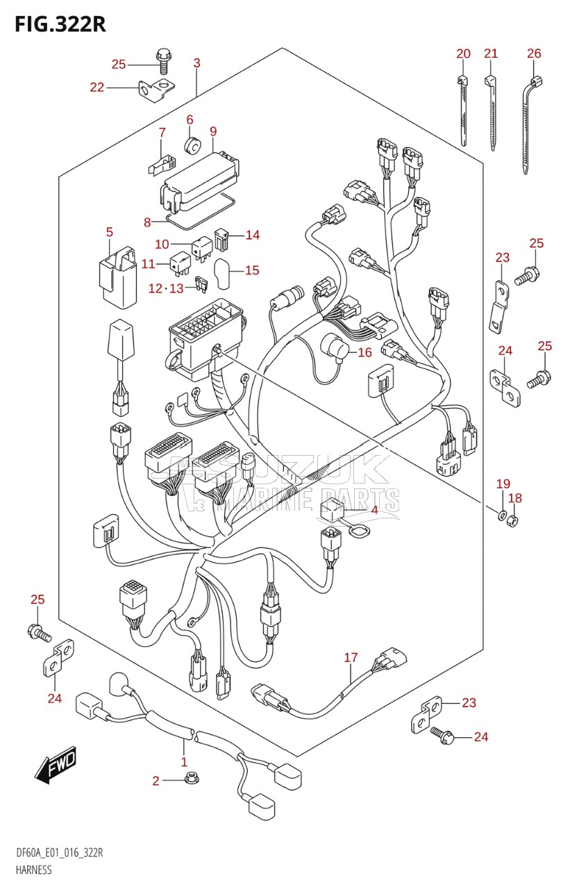 HARNESS (DF60AVT:E01)