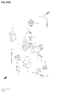 06002F-410001 (2014) 60hp E03-USA (DF60A) DF60A drawing SENSOR (DF60AVT)