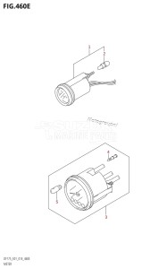 DF175Z From 17502Z-410001 (E01 E40)  2014 drawing METER (DF175T:E01)