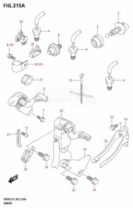 DF200Z From 20002Z-240001 (E01 E40)  2022 drawing SENSOR