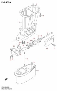 DF50A From 05003F-110001 (E03)  2011 drawing DRIVE SHAFT HOUSING (DF60AT)