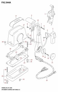 DF200A From 20003F-710001 (E01 E40)  2017 drawing OPT:REMOTE CONTROL ASSY SINGLE (1)