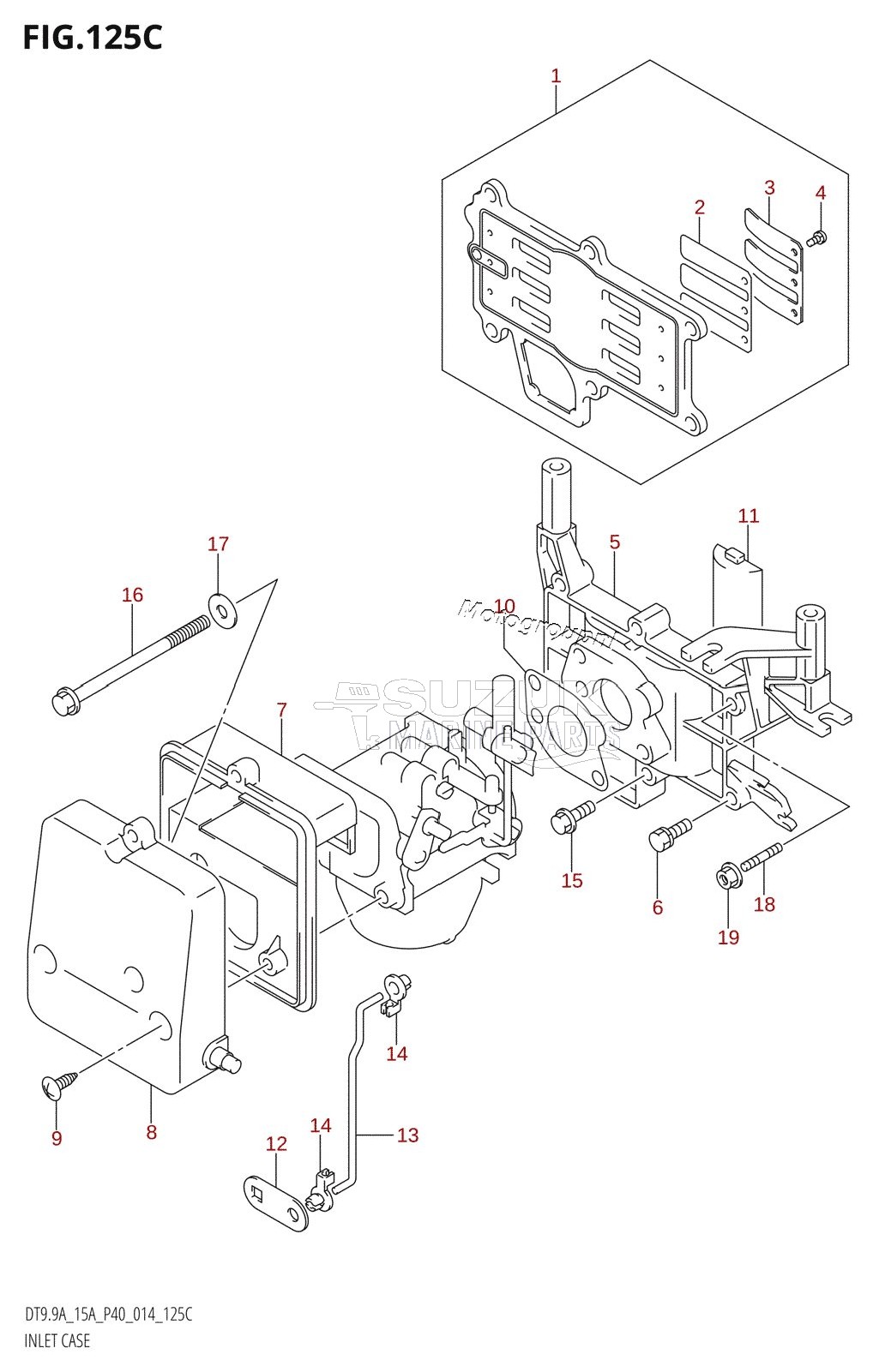 INLET CASE (DT9.9AK:P36)